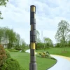 3.5M Modern Artistic Column LED Light - Waterproof Aluminum Outdoor Landscape Lamp