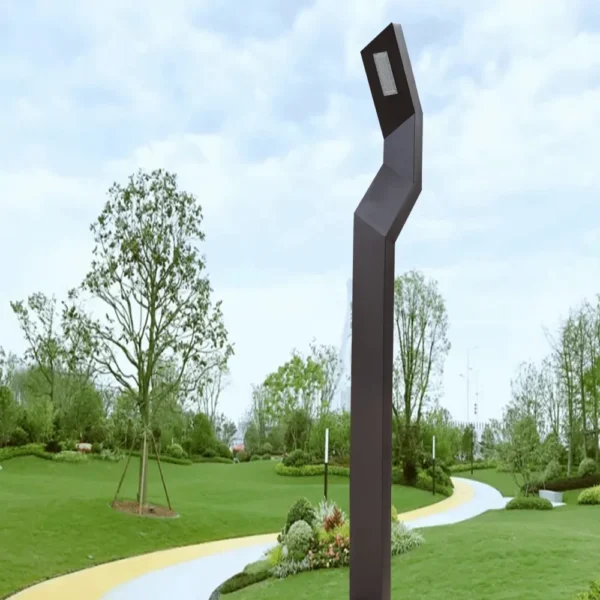Modern Asymmetrical Garden Light