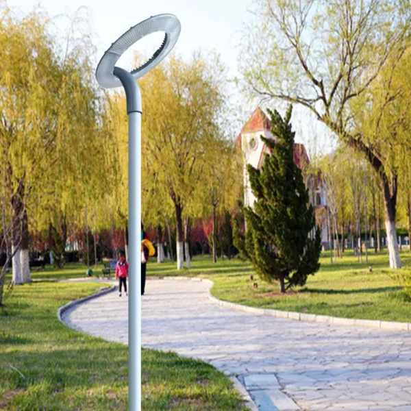 Modern Ring-Shaped LED Garden Street Light