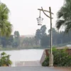 Bamboo Style LED Garden Path Light - Waterproof Aluminum Outdoor Lantern
