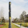3.5M Modern Artistic Column LED Light - Waterproof Aluminum Outdoor Landscape Lamp