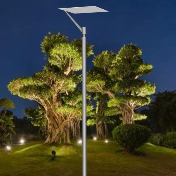 3m Ultra-Slim Modern LED Street Light - Waterproof Aluminum Outdoor Landscape Lamp