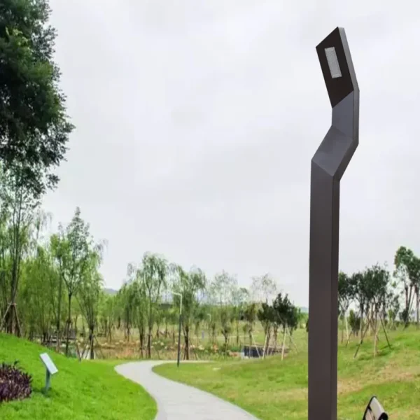 Modern Asymmetrical Garden Light