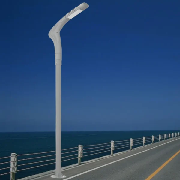 Modern Curved Arm LED Street Light