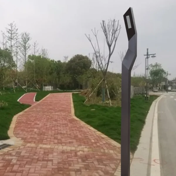 Modern Asymmetrical Garden Light