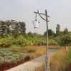 Bamboo Style LED Garden Path Light - Waterproof Aluminum Outdoor Lantern