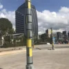 3.5M Modern Artistic Column LED Light - Waterproof Aluminum Outdoor Landscape Lamp