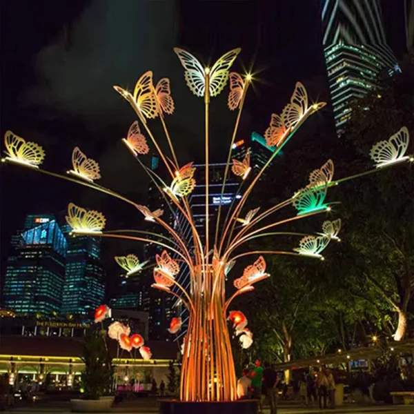 butterfly landscape lights