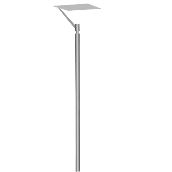 3m Ultra-Slim Modern LED Street Light - Waterproof Aluminum Outdoor Landscape Lamp