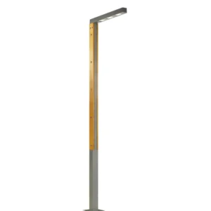 Modern Wood-Grain Aluminum LED Street Light