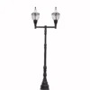European Vintage Double-Head LED Garden Post Light - Waterproof Aluminum Outdoor Lamp