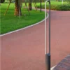 Modern Curved LED Garden Path Light - Waterproof Aluminum Outdoor Lamp