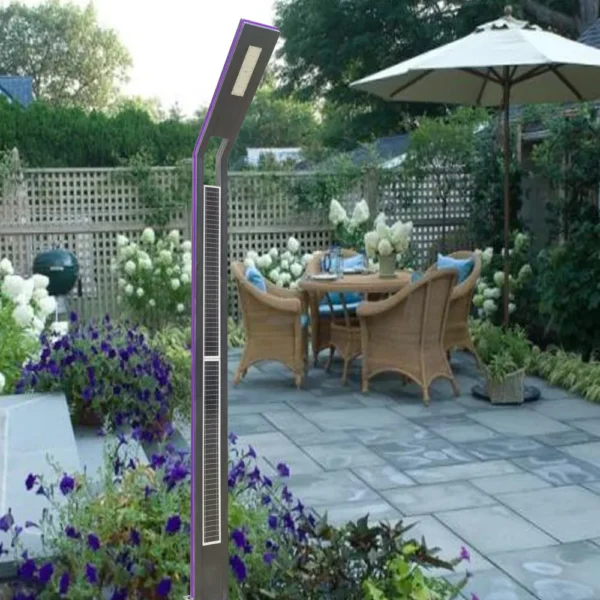 Modern Smart Solar LED Garden Light - Waterproof Aluminum Outdoor Lamp