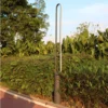 Modern Curved LED Garden Path Light - Waterproof Aluminum Outdoor Lamp