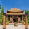 Traditional Asian Pagoda LED Bollard Light - Waterproof Aluminum Outdoor Lamp