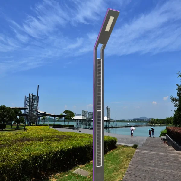 Modern Smart Solar LED Garden Light - Waterproof Aluminum Outdoor Lamp