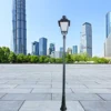 European Vintage Single-Head LED Garden Post Light - Waterproof Aluminum Outdoor Lamp