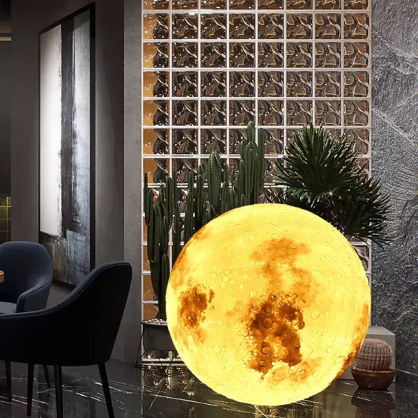Solar System & Moon LED Globe Light - Waterproof Outdoor & Indoor Art Lamp