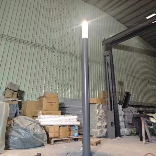 Modern Minimalist LED Garden Post Light - Waterproof Aluminum Outdoor Lamp