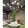 Modern Dandelion & Calla Lily LED Sculpture Light - Waterproof Outdoor Art Lamp