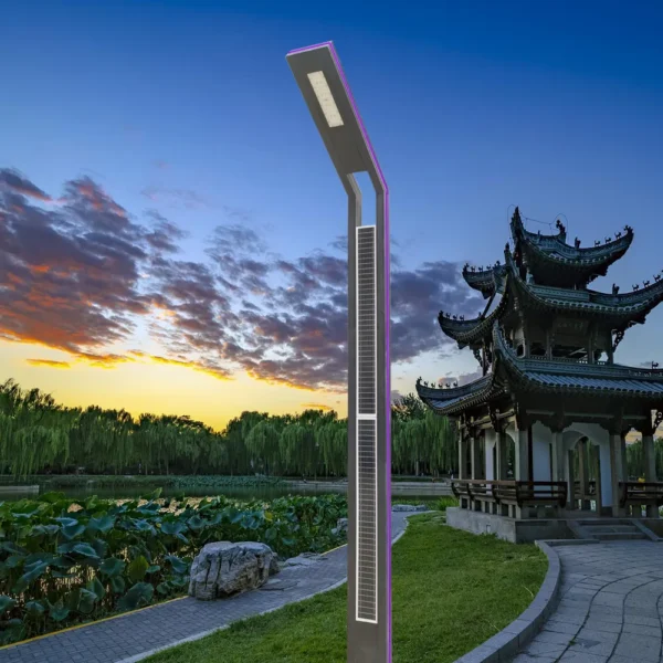 Modern Smart Solar LED Garden Light - Waterproof Aluminum Outdoor Lamp