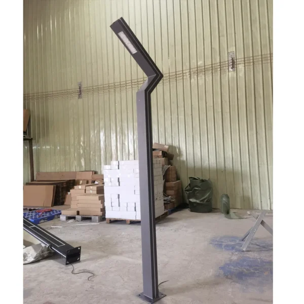 Futuristic Smart integration Solar LED Street Light - Waterproof Aluminum Outdoor Lamp