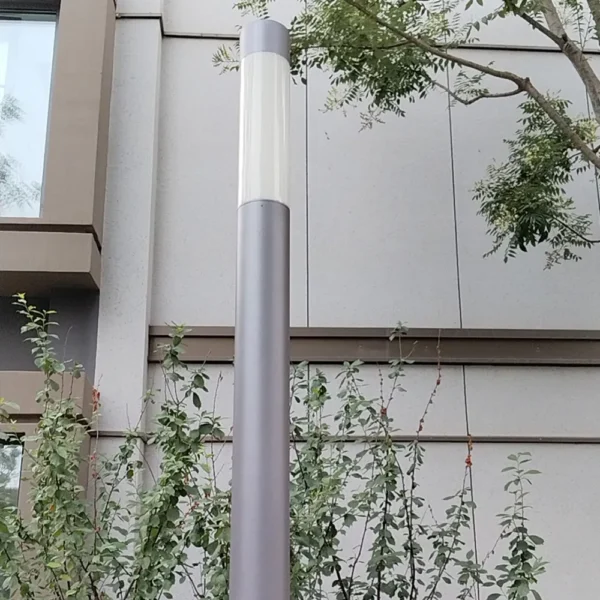 Modern Minimalist LED Garden Post Light - Waterproof Aluminum Outdoor Lamp