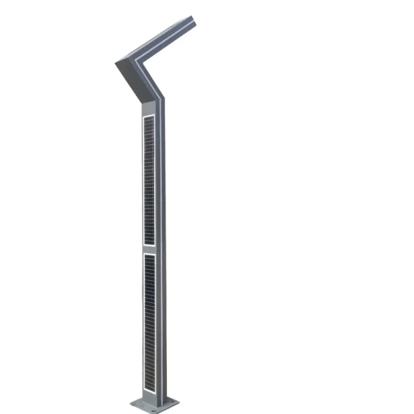 Futuristic Smart integration Solar LED Street Light - Waterproof Aluminum Outdoor Lamp