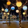 Solar System & Moon LED Globe Light - Waterproof Outdoor & Indoor Art Lamp