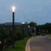 Modern Minimalist LED Garden Post Light - Waterproof Aluminum Outdoor Lamp