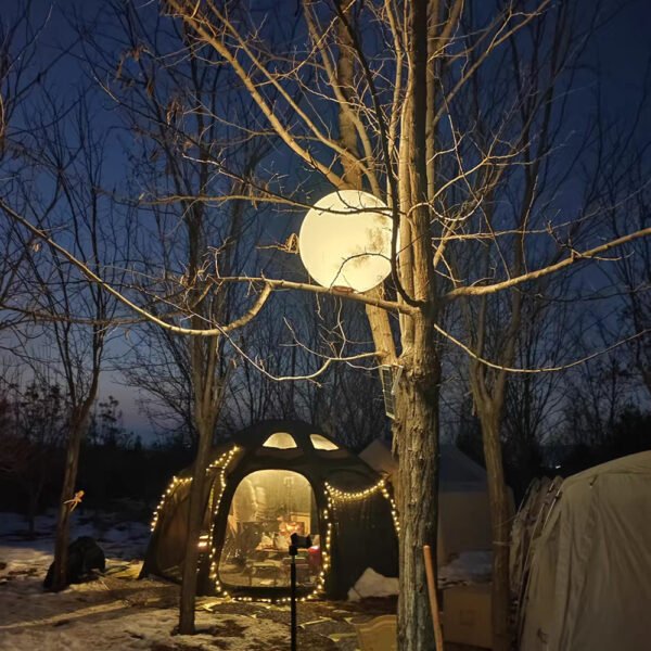 Solar System & Moon LED Globe Light - Waterproof Outdoor & Indoor Art Lamp