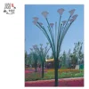 Modern Dandelion & Calla Lily LED Sculpture Light - Waterproof Outdoor Art Lamp