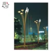 Modern Dandelion & Calla Lily LED Sculpture Light - Waterproof Outdoor Art Lamp